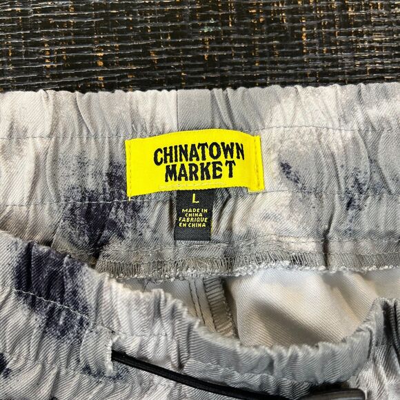 Chinatown Market Zodiac Black White Tie Dye Jogger Pants Men's Size L - Picture 3 of 9